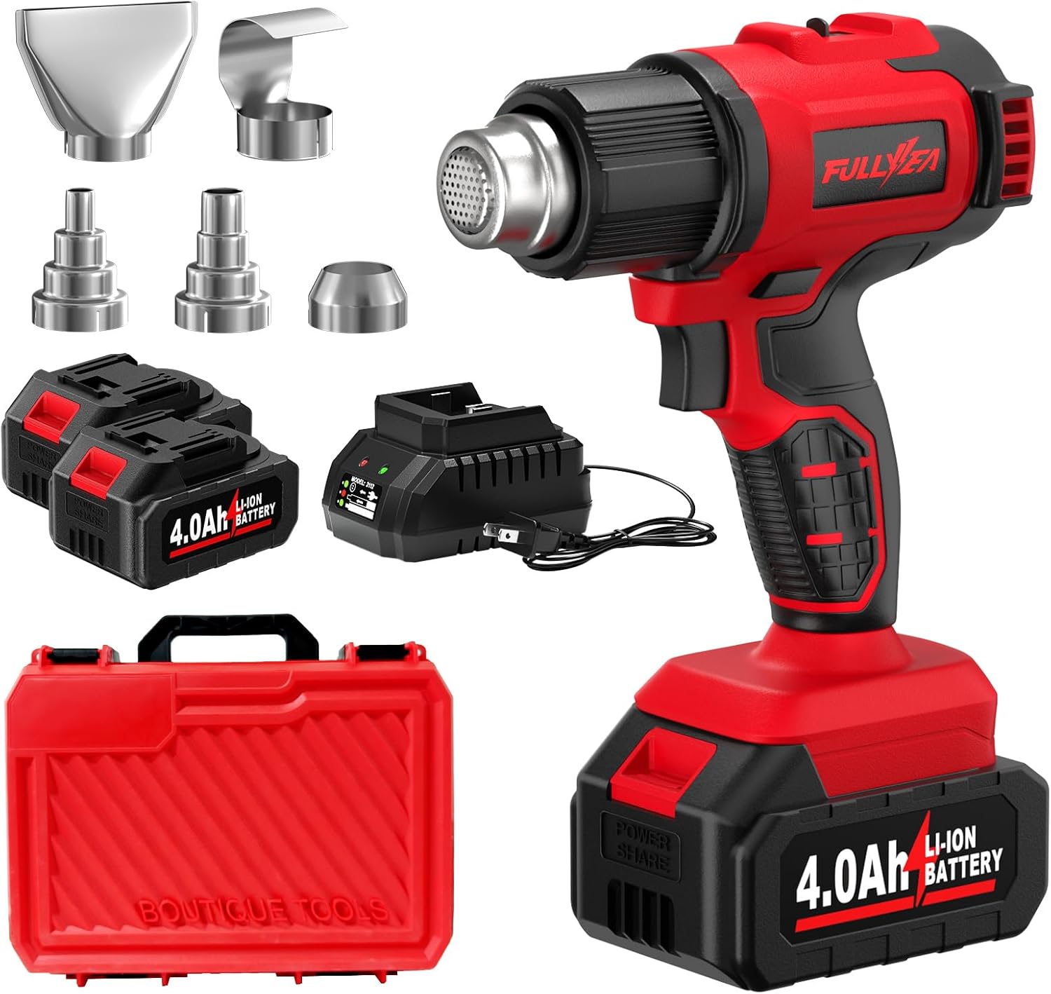 Cordless Heat Gun For Shrink Tubing - 무선 열풍기, 최대 1022도 ° F