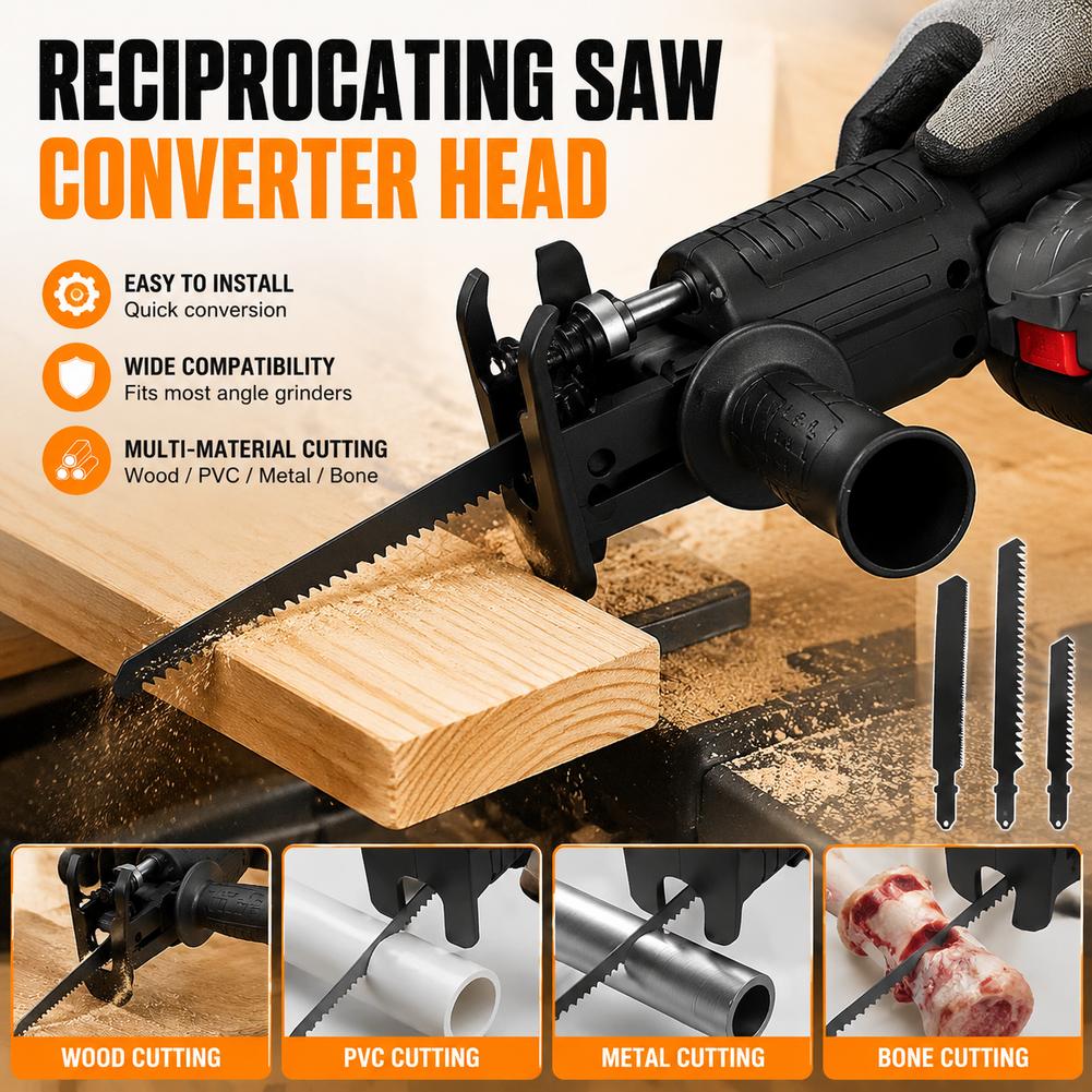 Reciprocating Saw Attachment Drill - 전동 드릴용 왕복톱 어댑터, 지그 체인