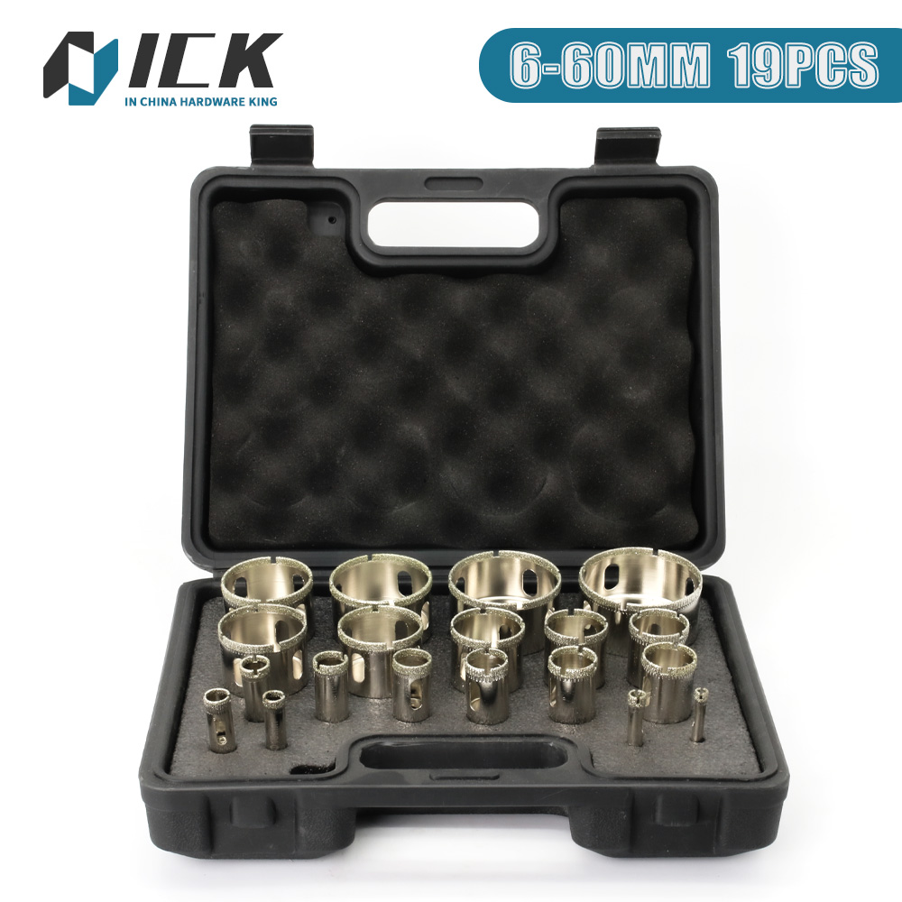 Reciprocating Saw Attachment Drill - 다이아몬드 코팅 드릴 비트 세트 12/19Pcs