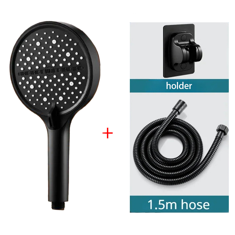 3pcs 욕실 샤워 헤드 실버 8단계 조절 가능 고압  - Plumbing 리뷰 및 가격