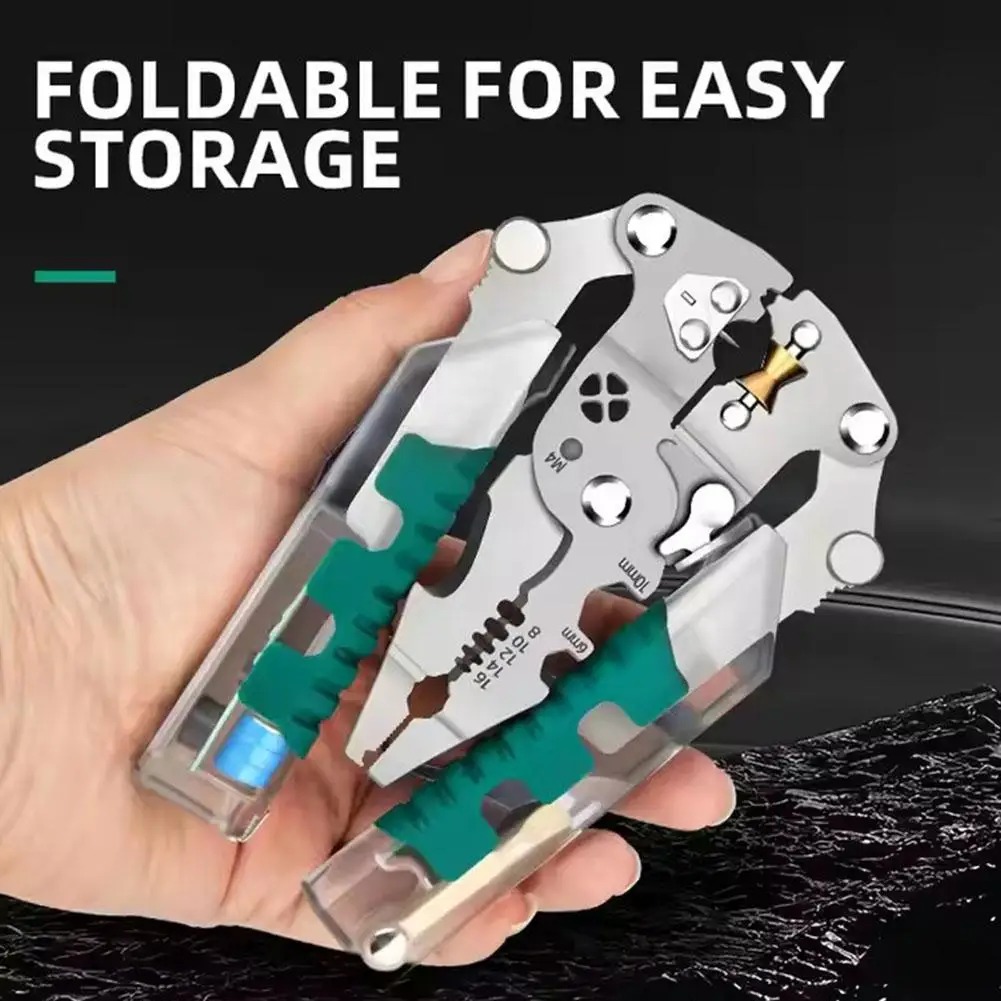 Foldalbe 와이어 스트리핑 펜치 전압 테스트 케이 - Automatic Wire Stripper Cutter 리뷰 및 가격