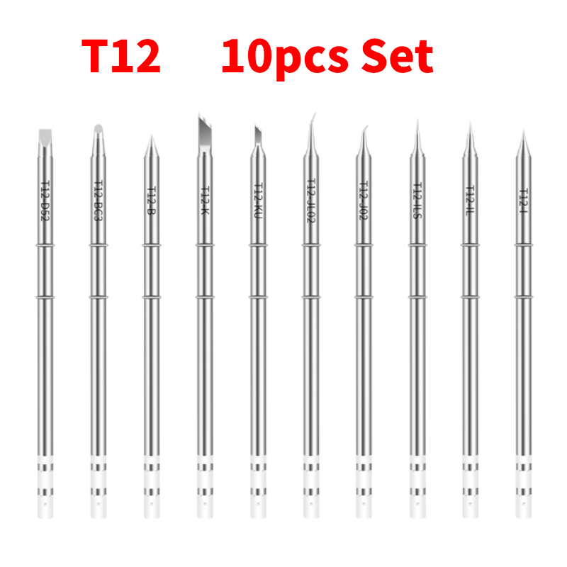 10pcs T12 세트 납땜 인두 팁 다양한 모델 T1 - Digital Soldering Station T12 리뷰 및 가격