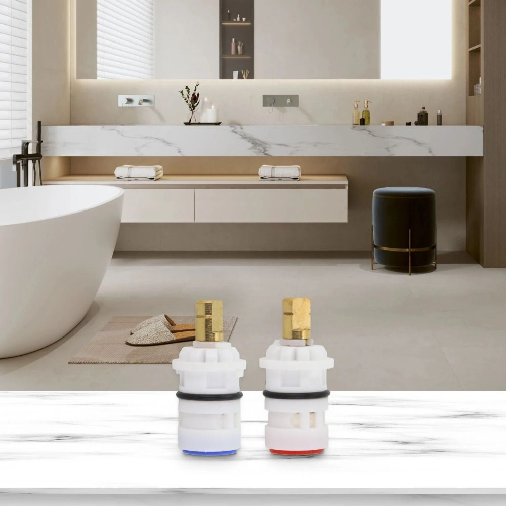 내구성 있는 ABS 수도꼭지 카트리지 흰색 교체용 온수 - Plumbing 리뷰 및 가격