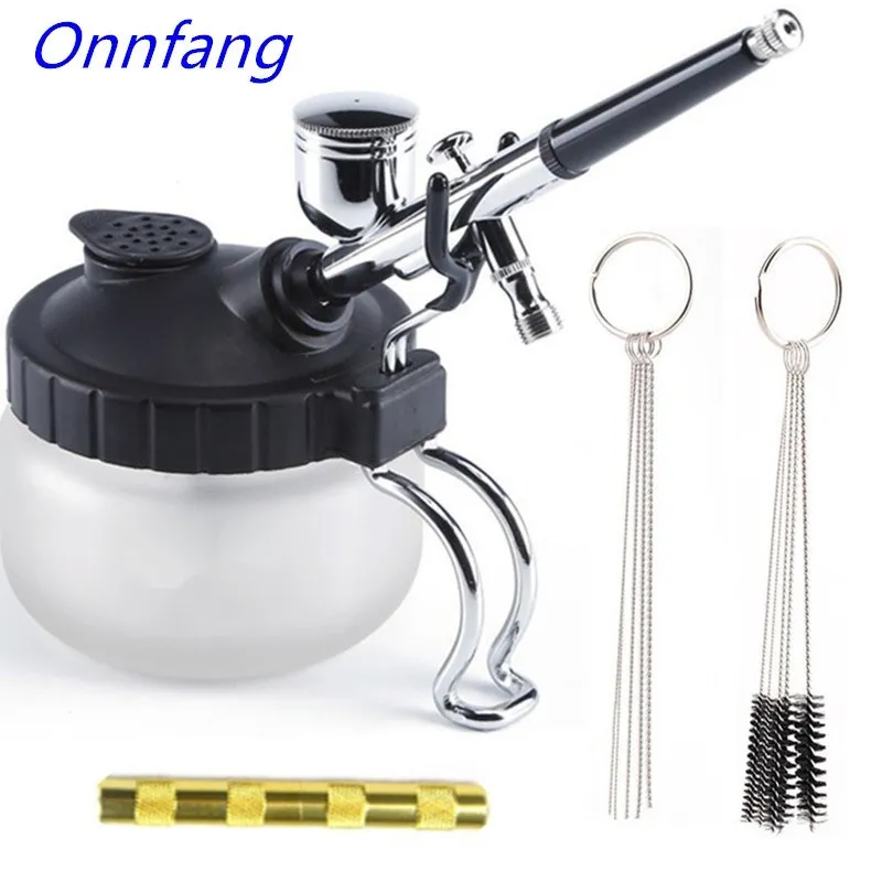 10 개/대 에어 브러시 청소 냄비 안정제 병 홀더 페 - Airbrush Kit With Mini Compressor 리뷰 및 가격