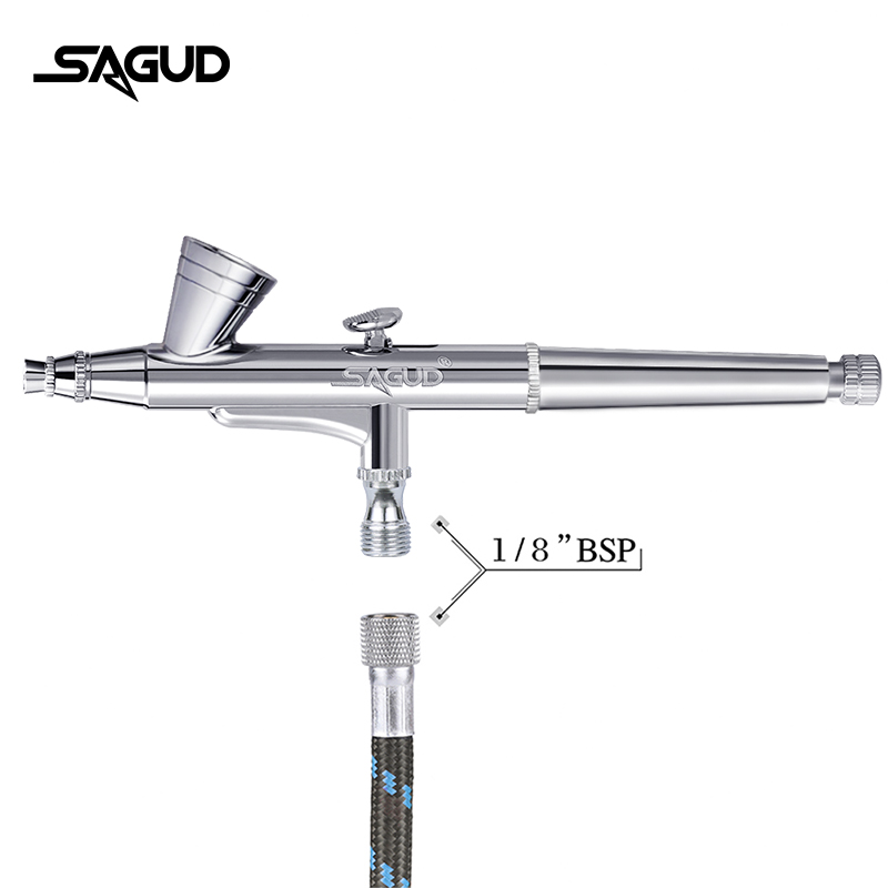 SAGUD 에어 브러시 모델 SD-135 0.2mm 다 - Airbrush Kit With Mini Compressor 리뷰 및 가격