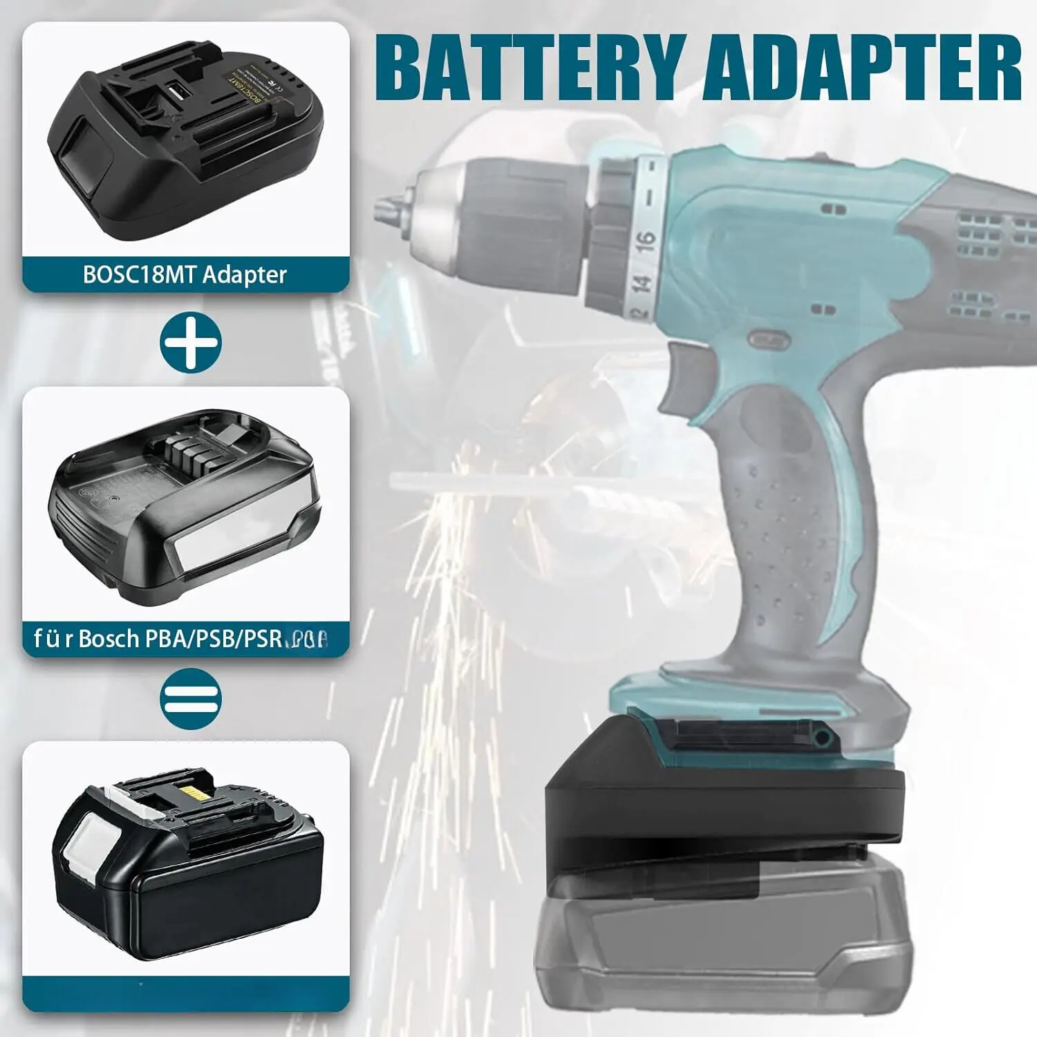 보쉬 18V PBA 시리즈 리튬이온 배터리 컨버터를 마 - Brushless Cordless Electric Drill 18V 리뷰 및 가격