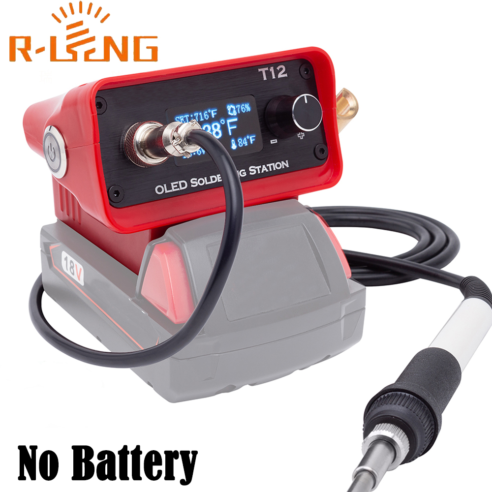 밀워키용 OLED T12 납땜 다리미 스테이션, 조절식 - Digital Soldering Station T12 리뷰 및 가격