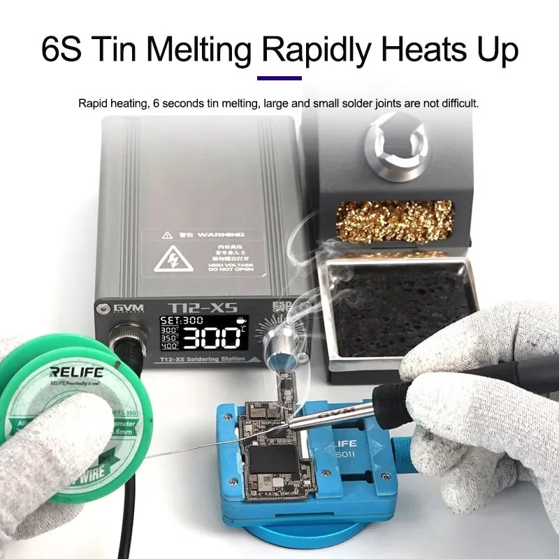 GVM T12-XS 스마트 LED 디지털 디스플레이 납 - Digital Soldering Station T12 리뷰 및 가격