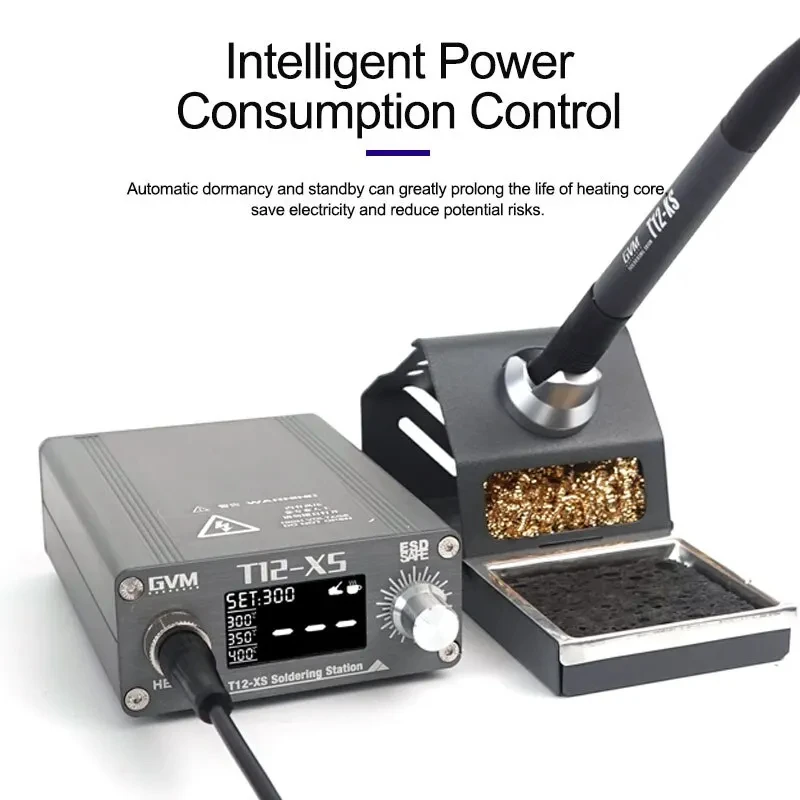 GVM T12-XS 스마트 LED 디지털 디스플레이 납 - Digital Soldering Station T12 리뷰 및 가격