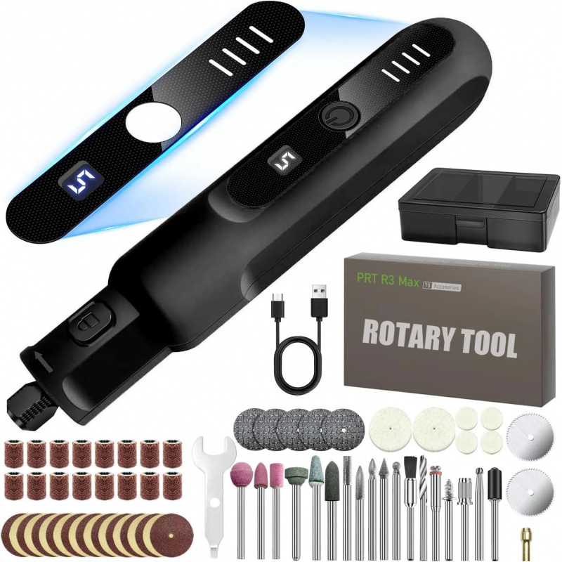 3.7V 무선 미니 로터리 공구 키트, 가변 속도 전동 - Cordless Rotary Tool Kit Accessories 리뷰 및 가격