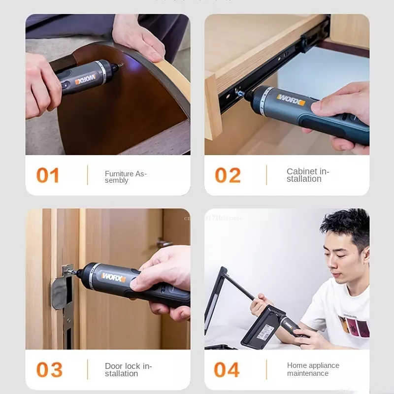 WORX WX242 4V 전기 스크루 드라이버 세트 스 - Electric Screwdriver Rechargeable Usb 리뷰 및 가격