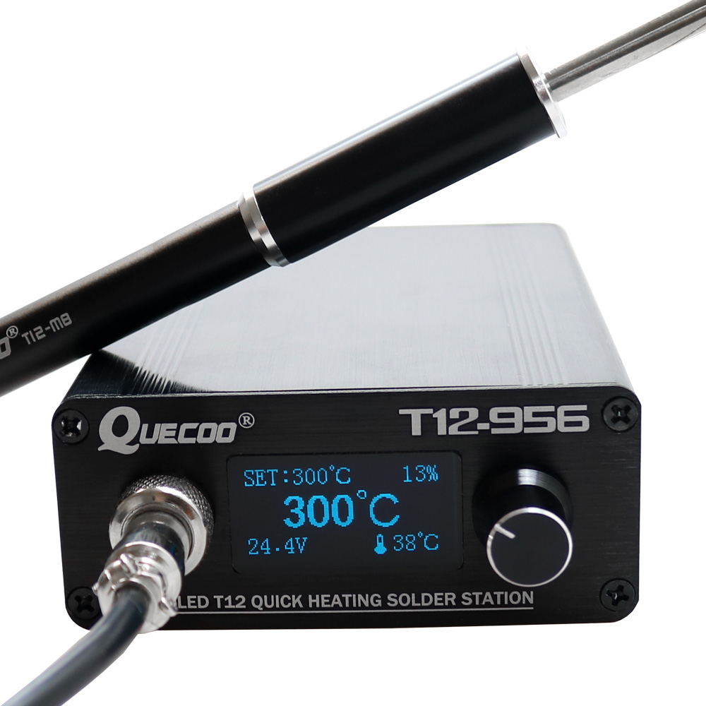 QUECOO T12-956 납땜 디지털 스테이션 전자  - Digital Soldering Station T12 리뷰 및 가격