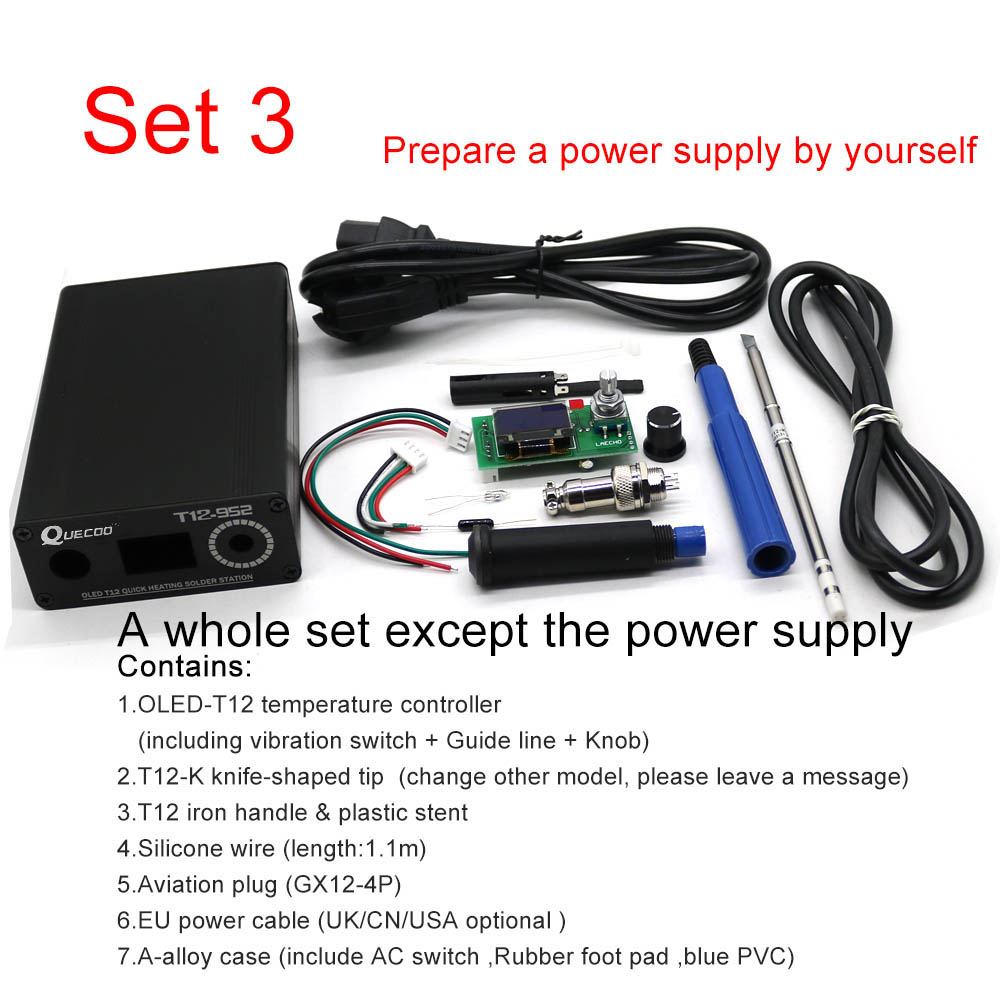 T12 STC-OLED 납땜 스테이션 철 DIY 부품  - Digital Soldering Station T12 리뷰 및 가격